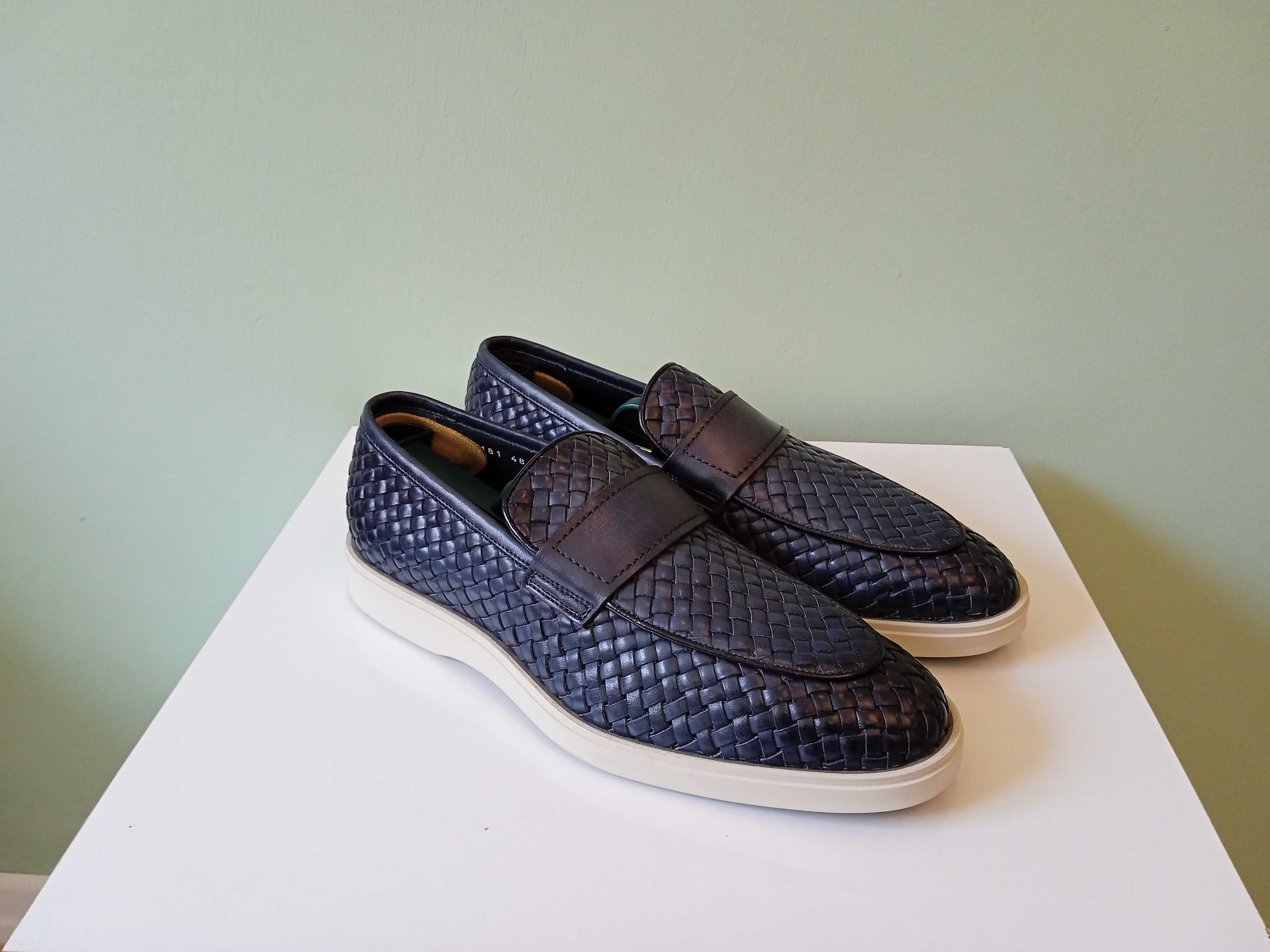 мужские Santoni , Оригинальные, п-во Италия ( привезены из США)