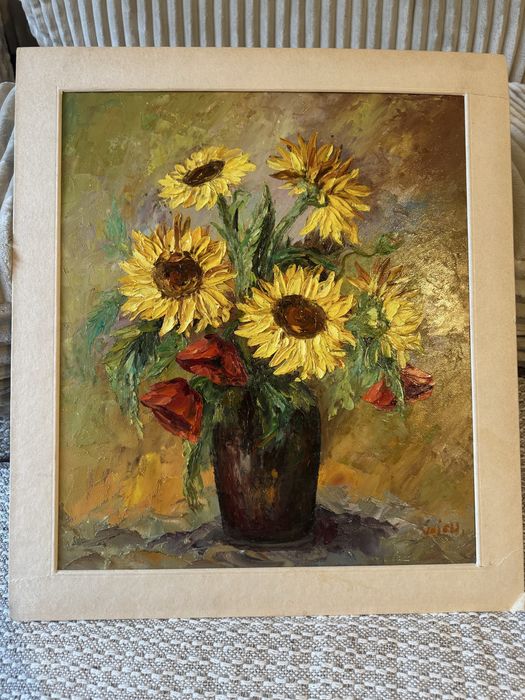 Pictura Vaza cu flori Vintage