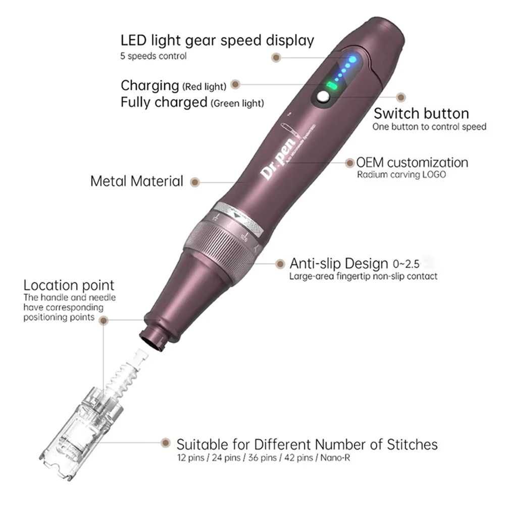Електрически дермапен Dr. Pen A10 - Грижа за кожата Microneedling
