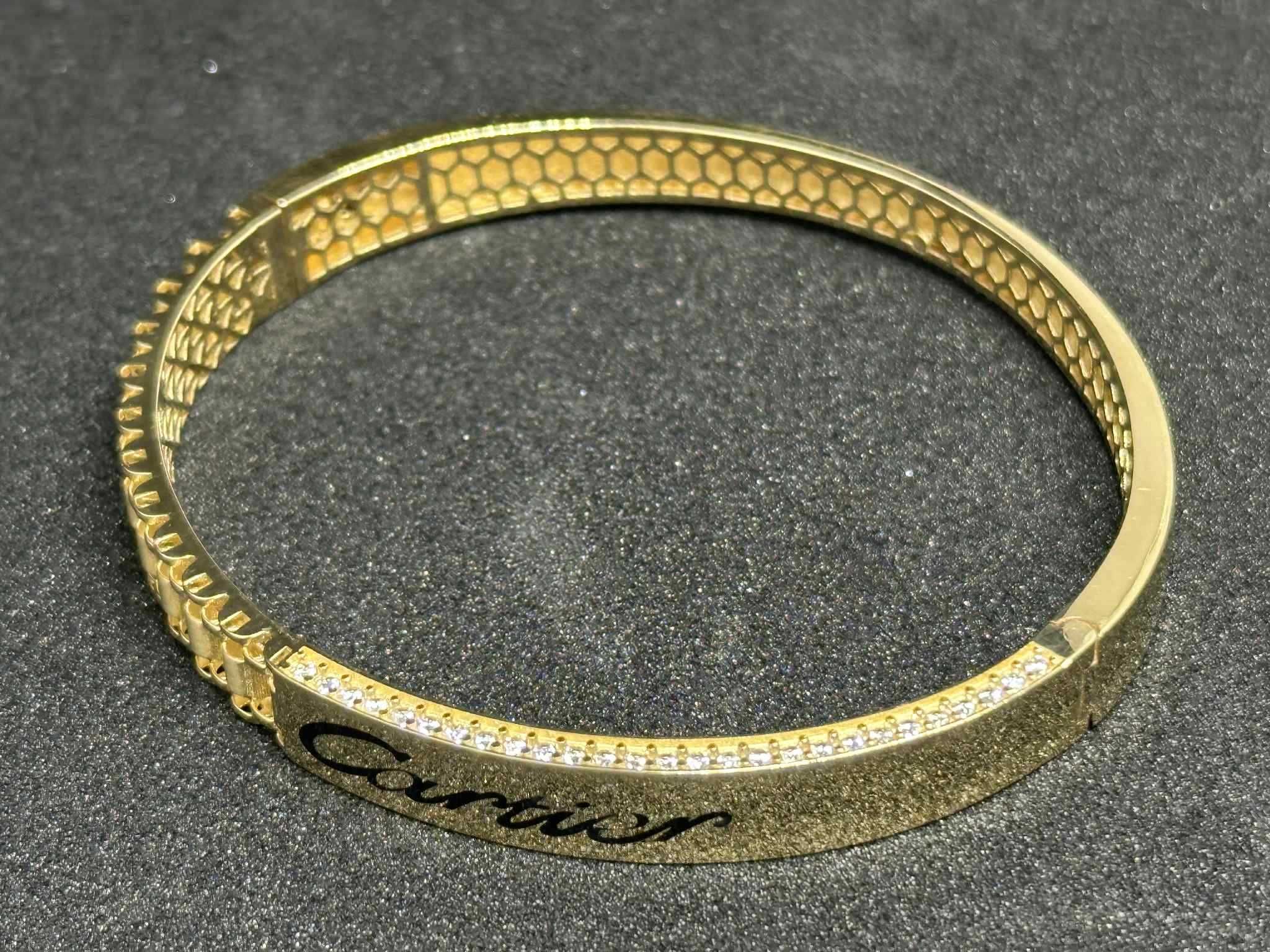 Златна гривна Cartier - 12.56гр / 14к/585