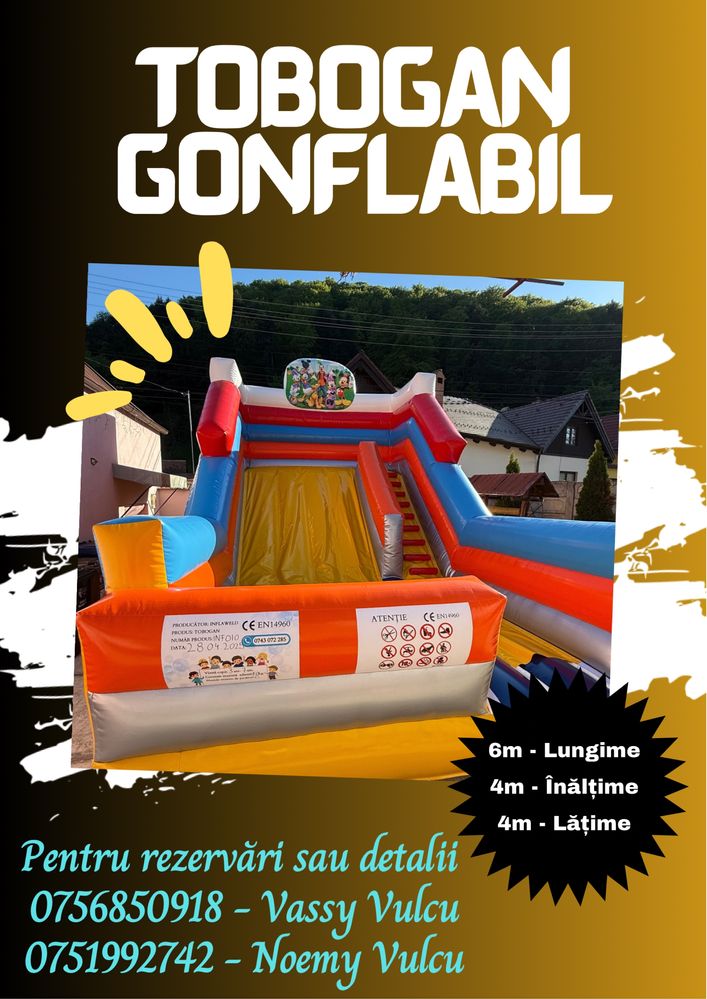 Inchiriem tobogane gonflabile Sibiu