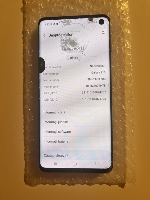 Samsung Galaxy S10 128GB Black ID-dpg626