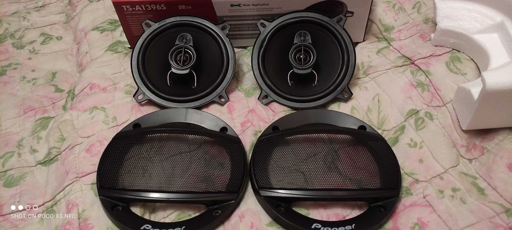 Динамики Pioneer НОВЫЕ 80 ВАТТ (НЕДОРОГО) диаметр 13см