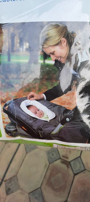 Зимний чехол ( одеяло) для младенца в автолюльку