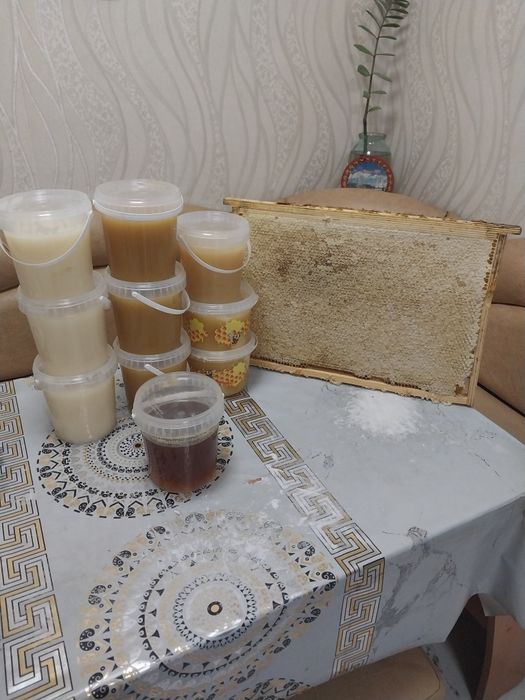Продаю мёд свежий ,этого года.Оптом и в розницу.А также мед в сотаху