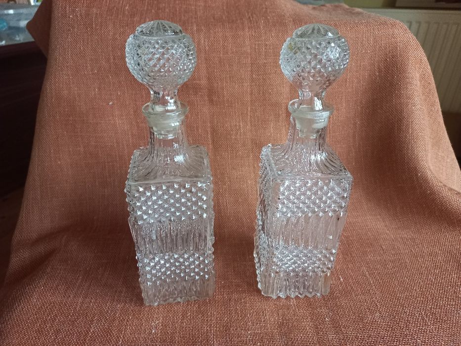 Carafe , sticle de whisky , din cristal de Bohemia, 500 ml