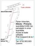 Teren intravilan Albota, 9468 mp, parcelabil in orice suprafata