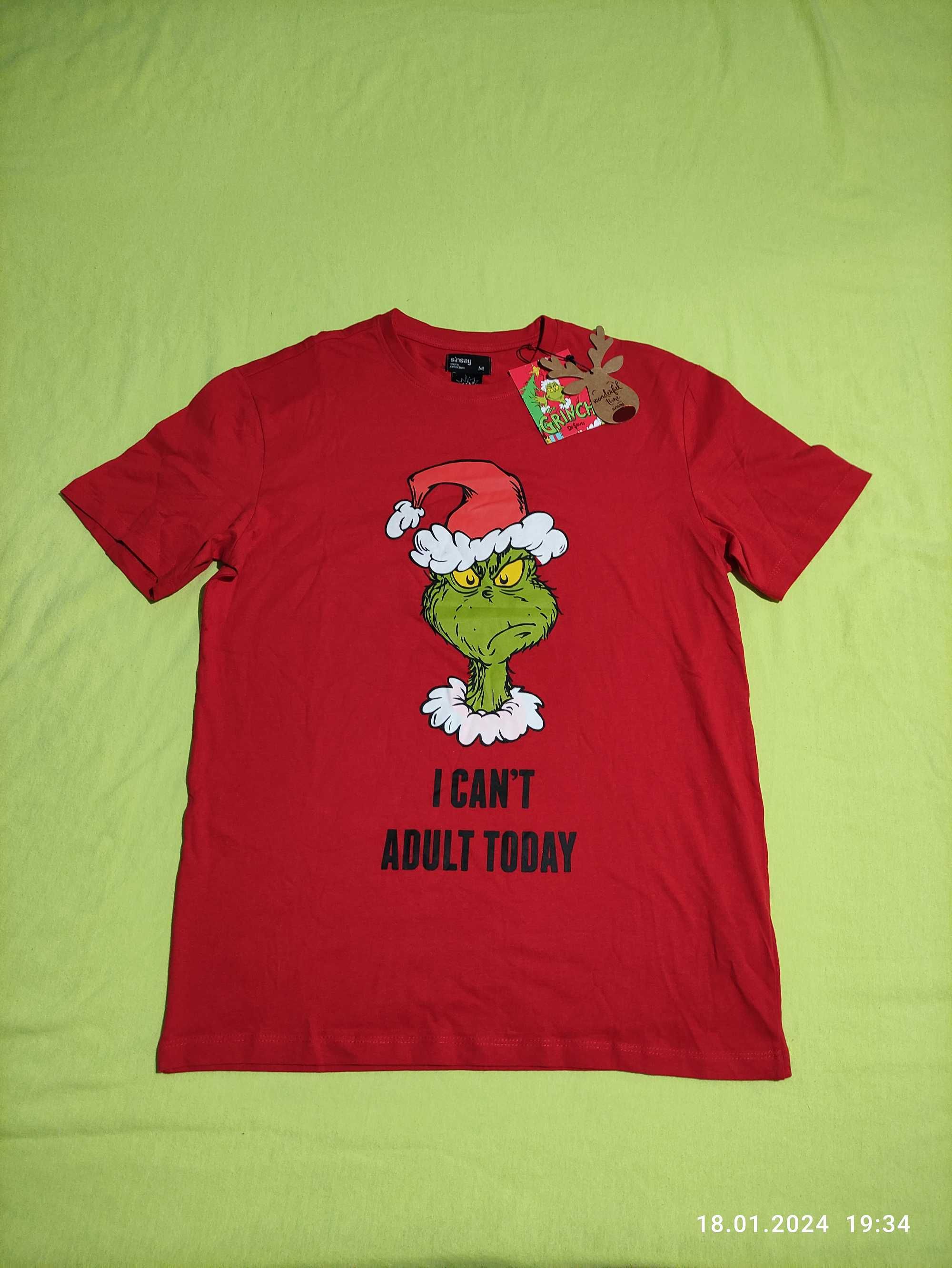 Мъжка пижама Sinsay Garfield / Grinch / Superman /дънки H&M