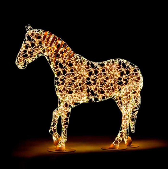 Figurină LED CALUL - decor elegant și zonă foto