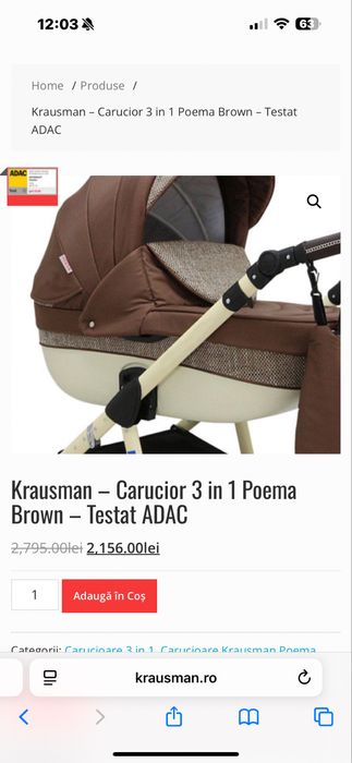 Căruț kraussman poema brown