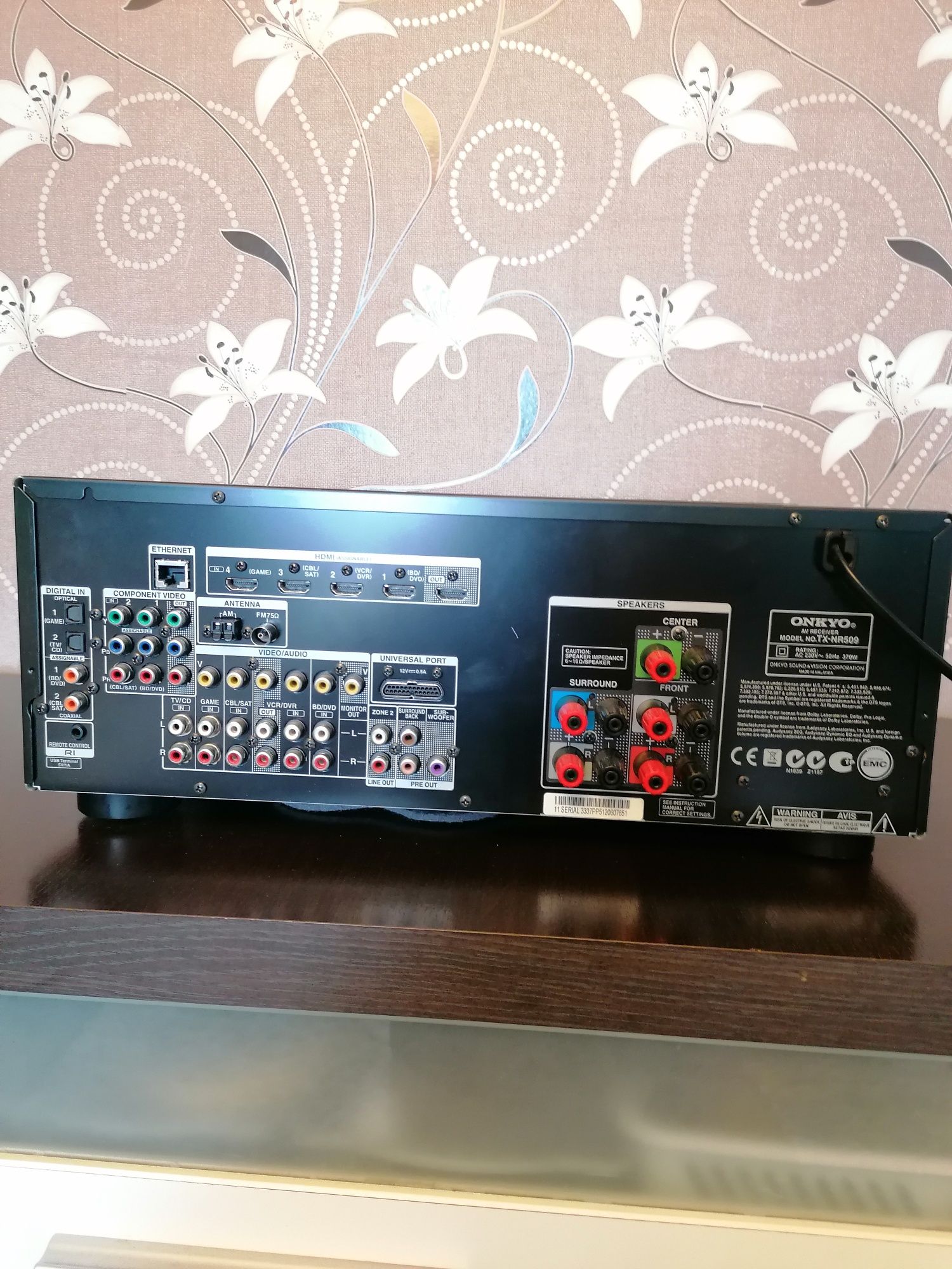 Receiver Onkyo Tx-nr 509