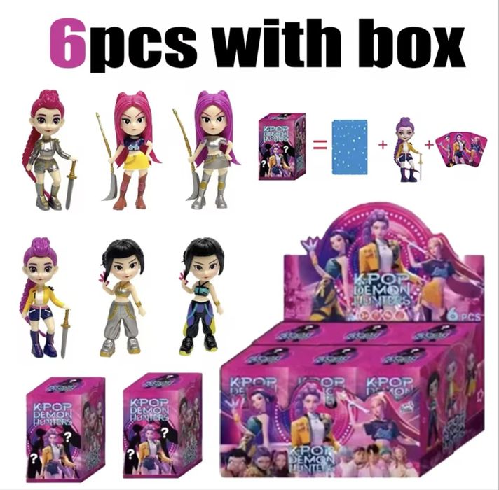 K pop demon hunters фигурки/Кей поп ловци на демони фигури
