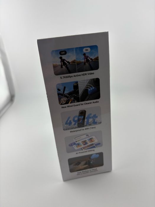 INSTA360 X5 Standard Bundle, 8K, sigilata, transport ZERO