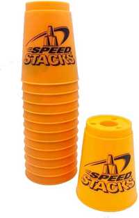 Speed Stacks Stacking Cups Orange WSSA Official Set of 12 Cups