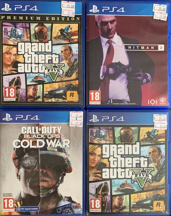 PS4 Игри за Playstation 4 - GTA V- 35 лв за брой