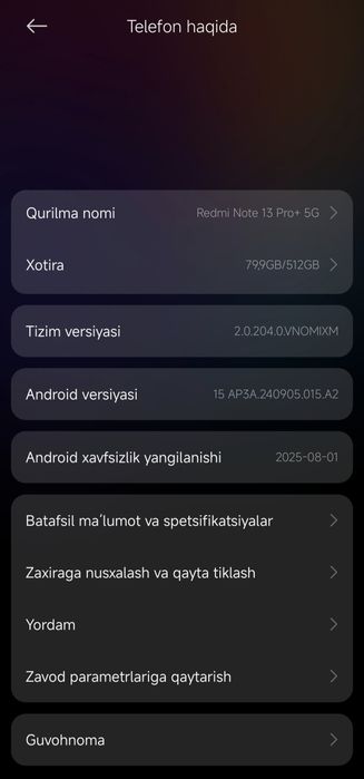 Redmi note 13 pro+ 5G