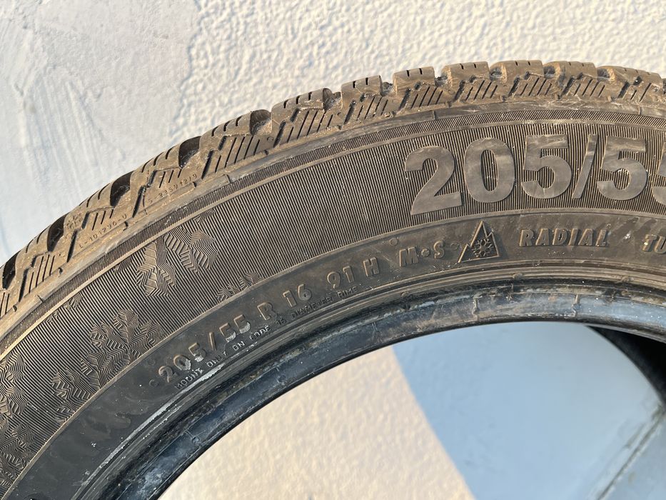 4 бр. зимни гуми 205/55/16 Semperit 5-6 mm DOT 1418