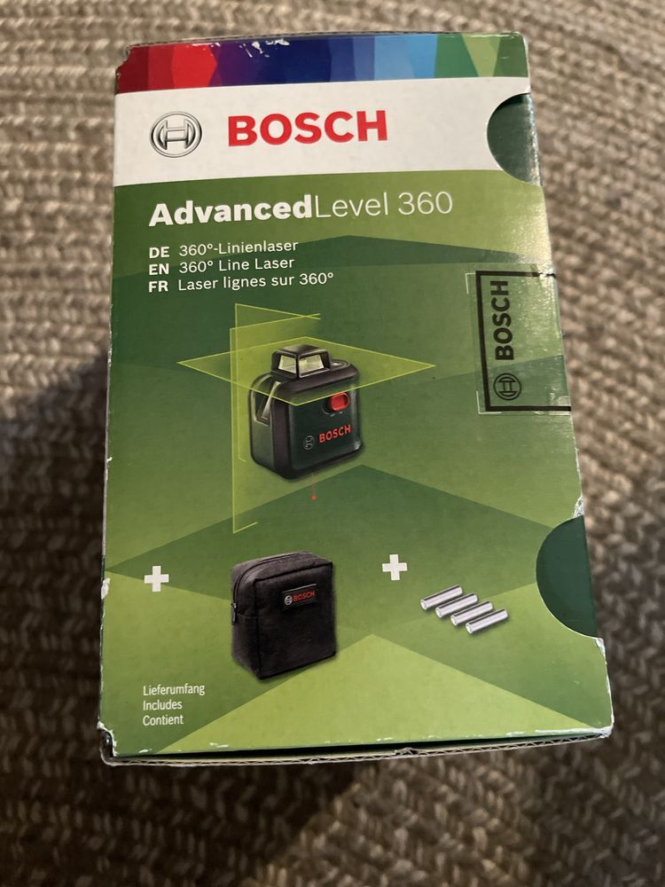 Nivela laser Bosch advanced level 360