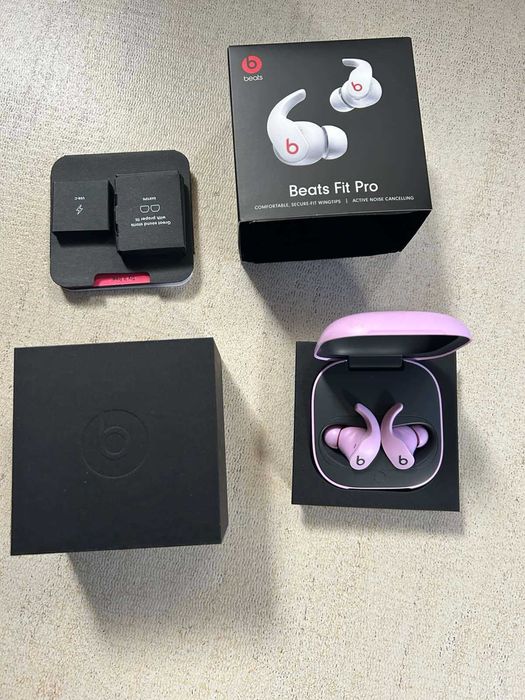 Безжични слушалки Beats Fit Pro True Wireless Earbuds - лилави.