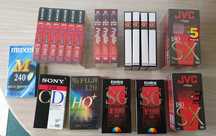 Нови видеокасети VHS TDK, JVC, BASF, Sony, Memorex. Konica