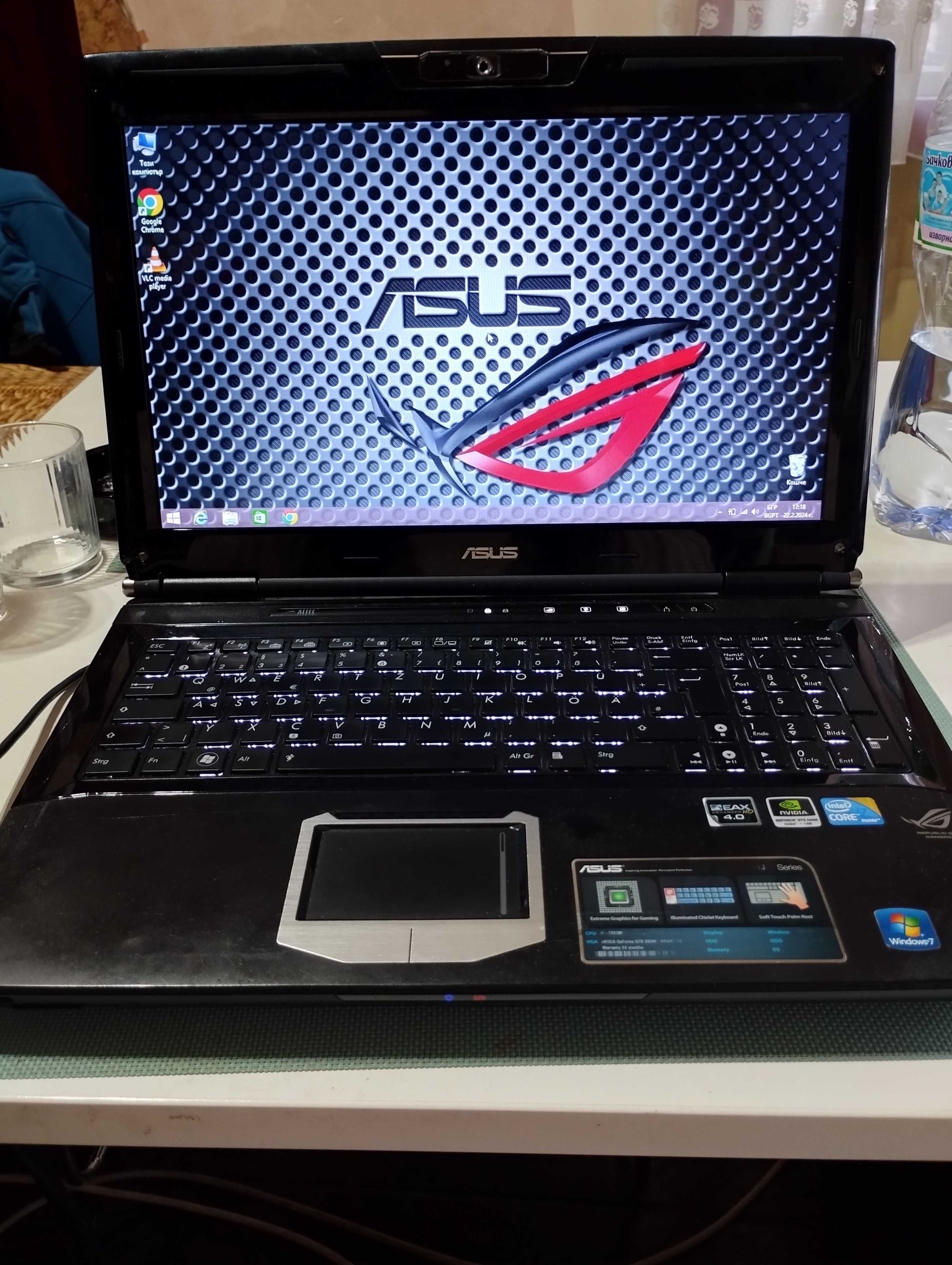лаптоп АSUS ROG G51J цена 140лв