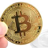 Колекционерска Биткойн монета. Bitcoin BTC