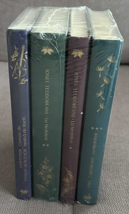 Pachet sigilat 4 volume Mari scriitori romani La medeleni