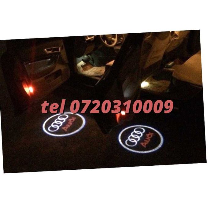 Proiectoare Logo Portiere Audi Cu Emblema Audi