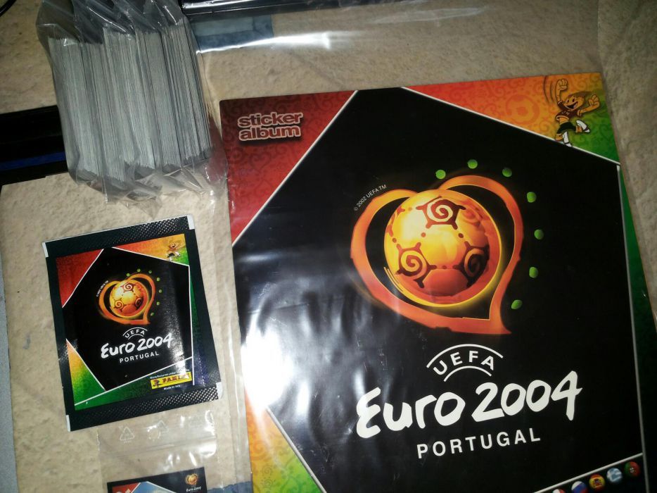 Panini Euro 2004 Album gol si set nelipit complet 100 % Portugalia