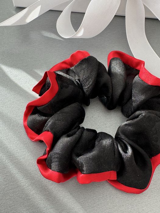 Скрънч, ластик за коса от естествена италианска  коприна