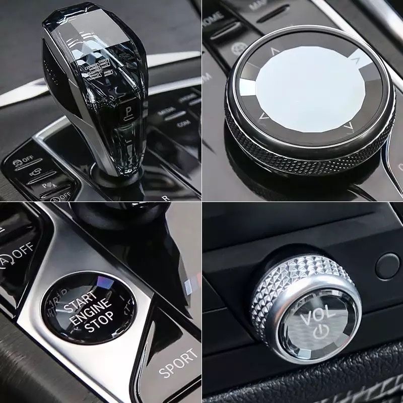 Set Crystal Schimbator Logo M Swarovski Bmw Seria 3 4 8 Z4 G05 G06 g20