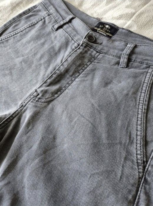 Pantaloni Bărbați Il Granchio Luxury Blu, Gri Închis, 46 IT (W30)