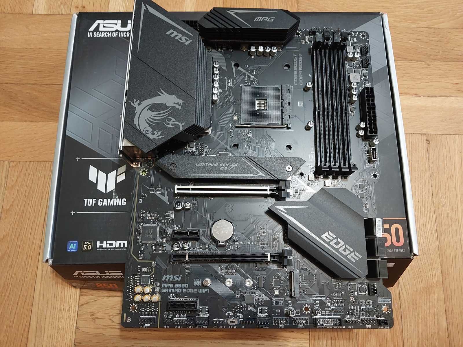 AMD Ryzen 5 5600X + MSI MPG B550 Gaming Edge Wi-Fi