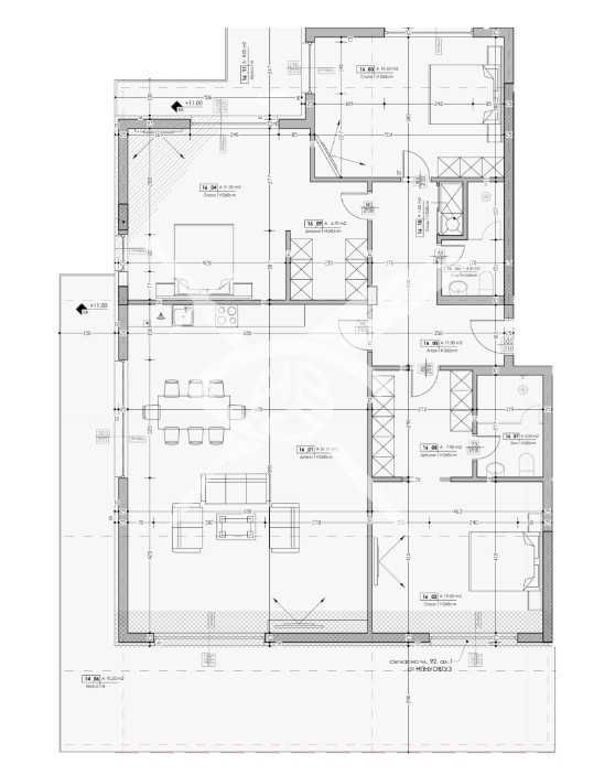 Многостаен апартамент в Смирненски 342-12308