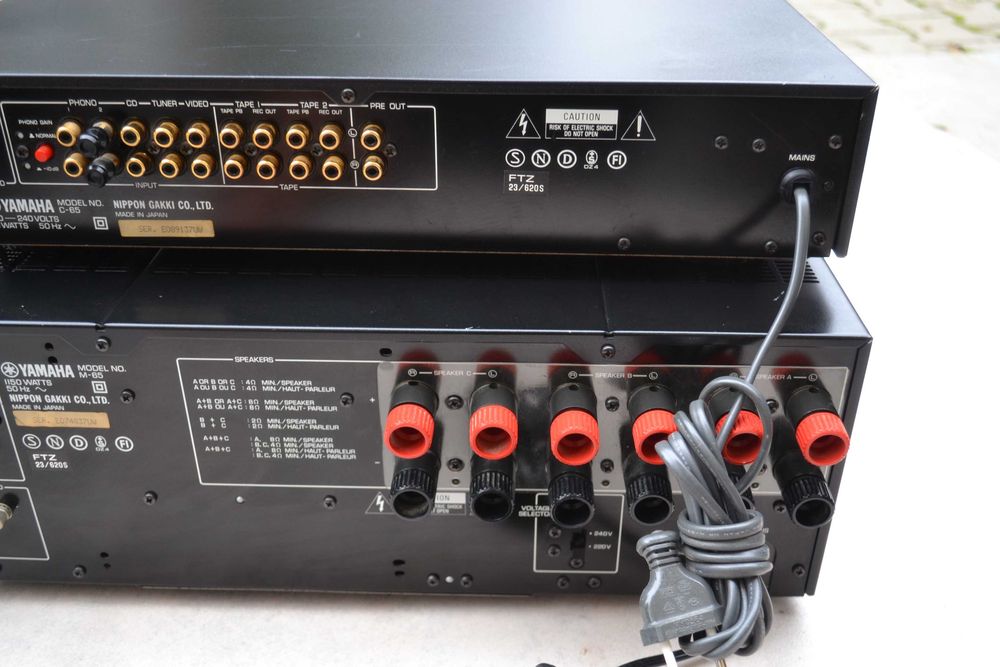 Amplificator putere Yamaha M 65 cu preamplificator Yamaha C 65