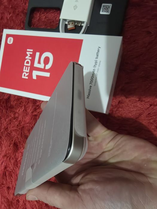 -Xiaomi Redmi 15, Nou, Nefolosit, 256Gb, 8Ram, 0 cicluri incarcare, Si