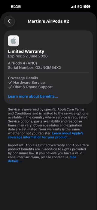 Apple Airpods 4 ANC внос от Сащ