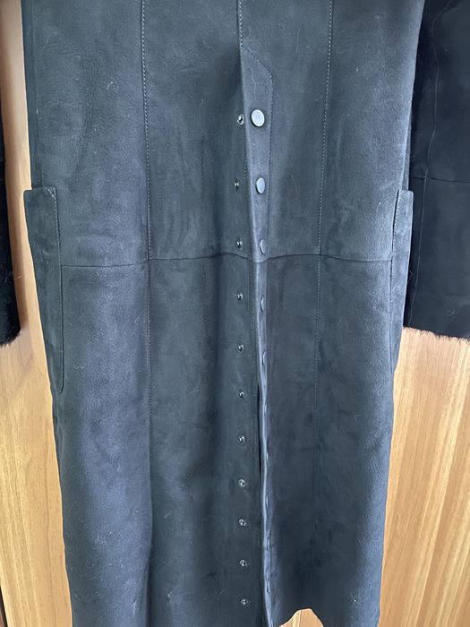 Palton dama din piele intoarsa