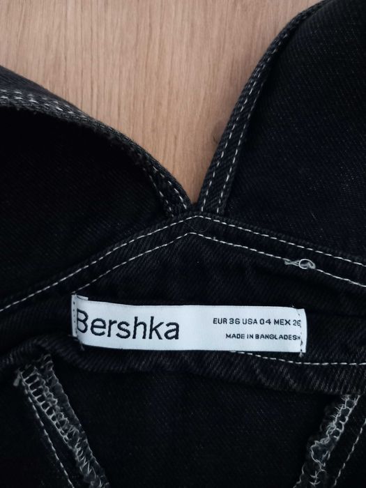 Дамски дънкен къс гащеризон Bershka & Esmara