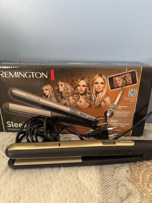 Преса за къдрене и изправяне Remington S6500 Sleek and Curl