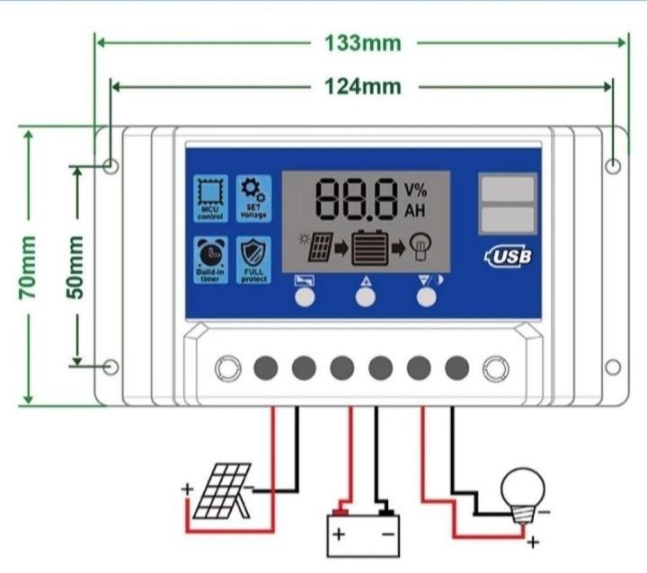 Regulator cu Panou fotovoltaic