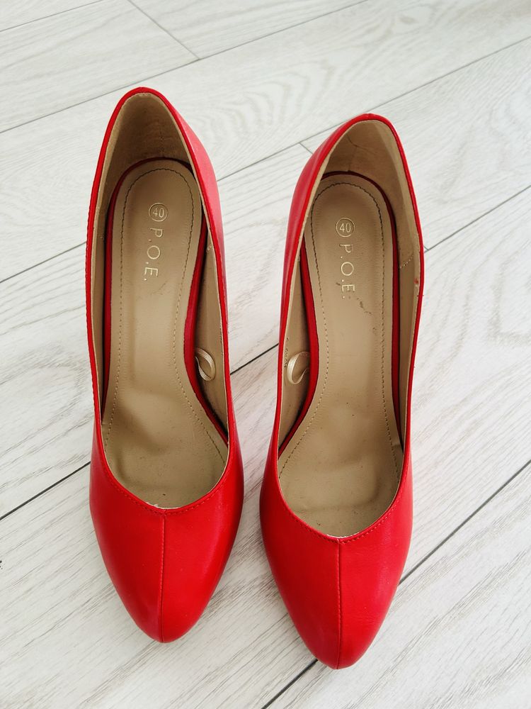 Pantofi eleganti rosii 40