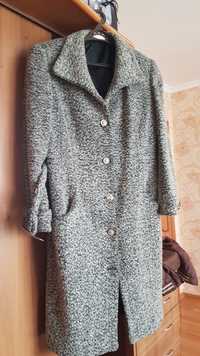 Пальто драповое, серый цвет, размер 48-50