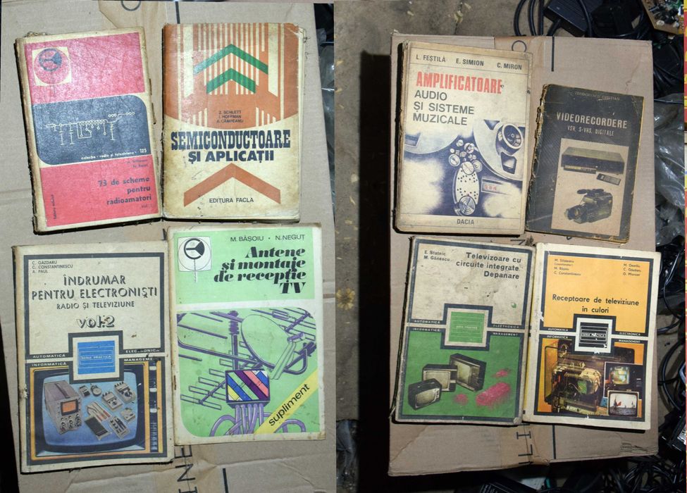Diverse piese de electronica si Carti de electronica