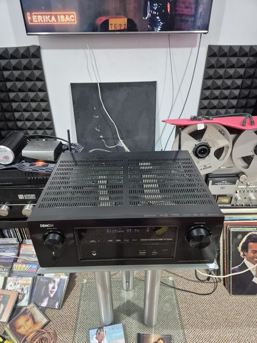 Denon AVR X3200 Receiver Dolbu Atmos HDMI Arc Heos Bluetooth