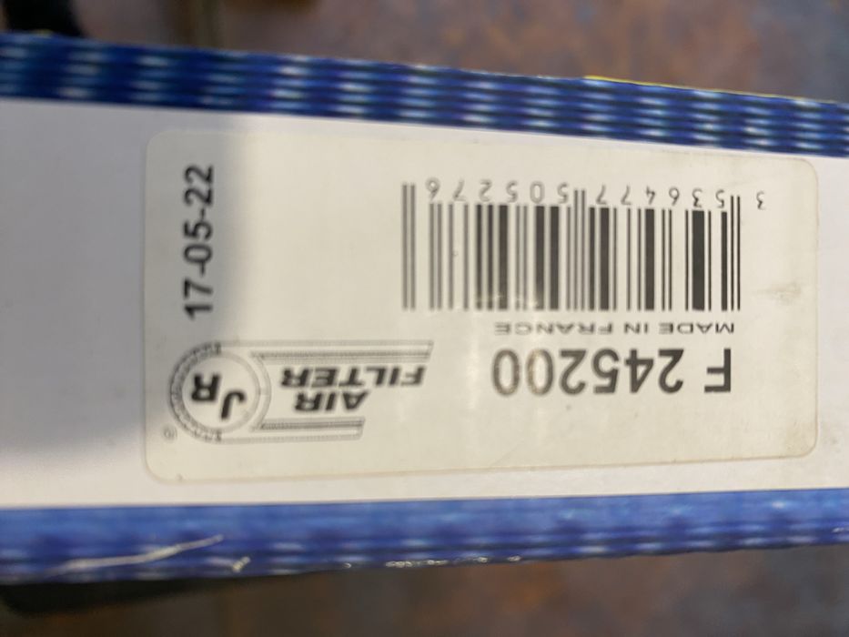 Филтър JR F245200 Ford/Форд и др,Сензори за налягане в гумите-оригинал