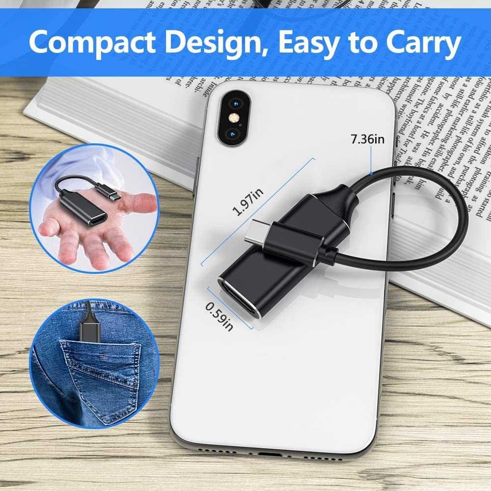 Адаптер STELS SL90, USB-C към HDMI, 4K, Съвместим с Apple, Samsung