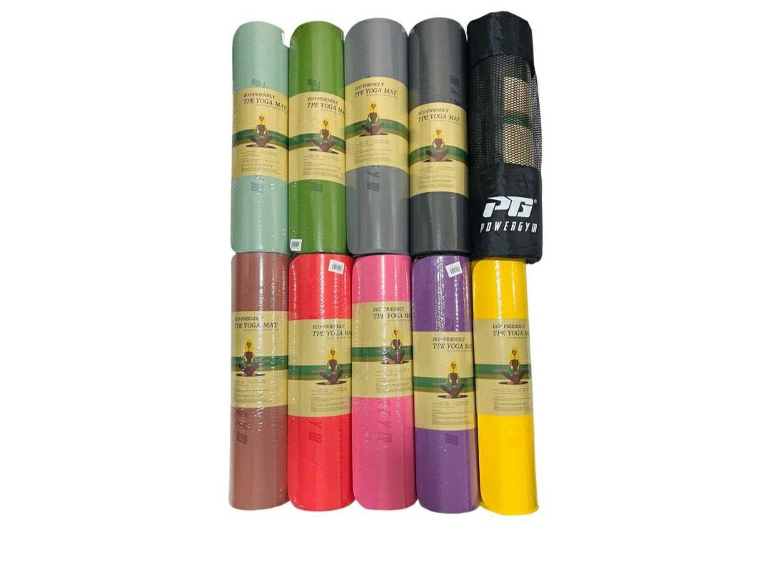 Yogamat 6mm assortiment