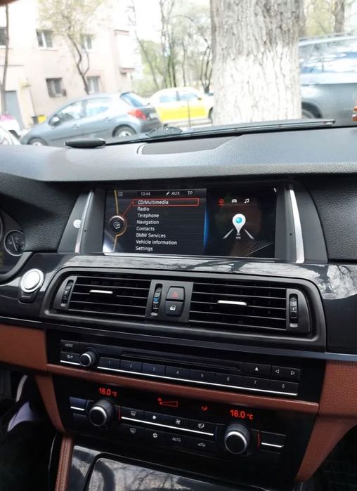 Navigatie Android Carplay BMW F10 F11 seria 5 Waze YouTube