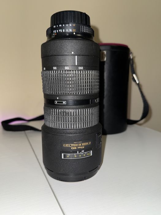 Nikon 80-200mm f/2.8D – stare foarte bună, calitate profesională